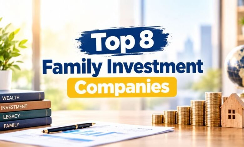 Top 8 family investment companies ranked by direct investment activity